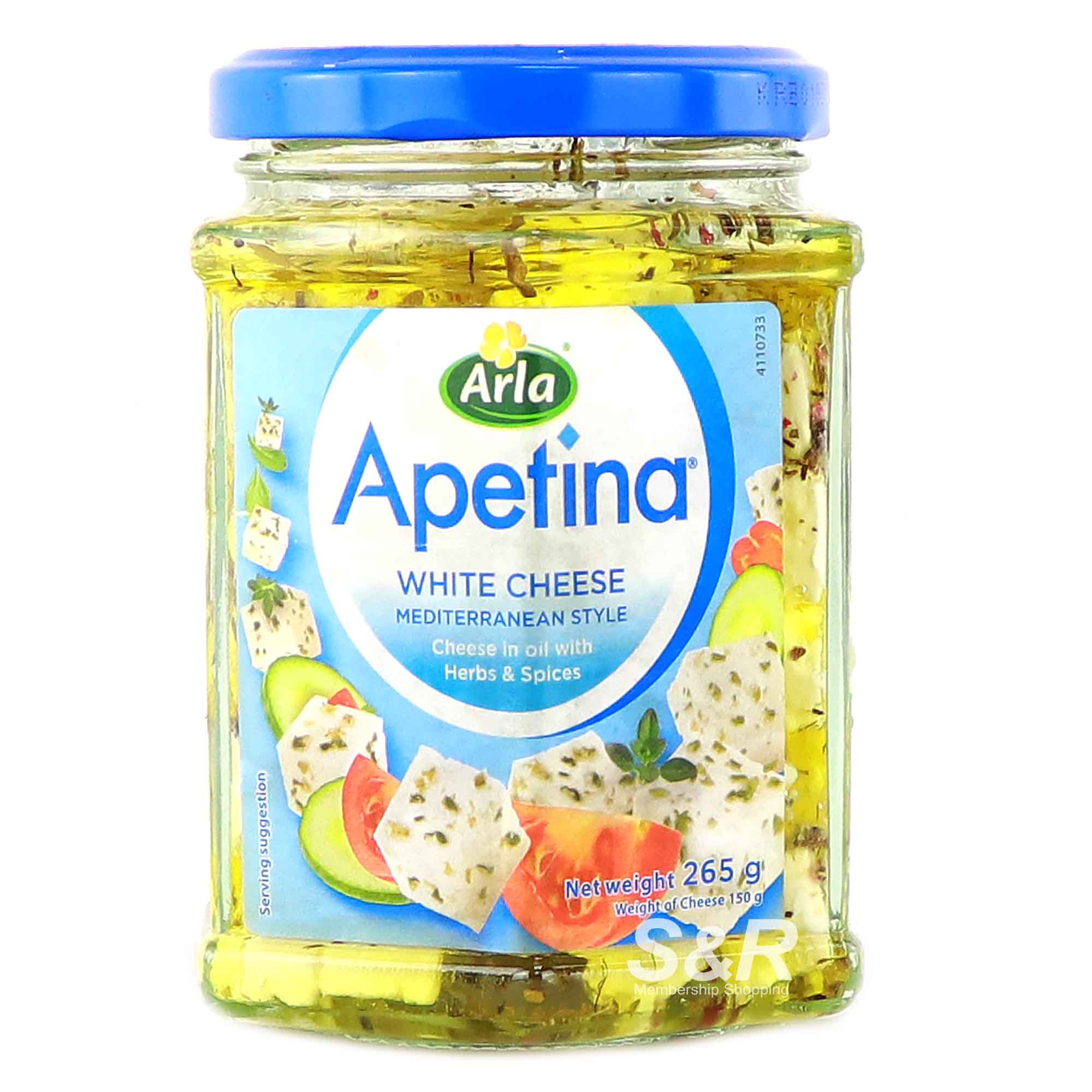 Arla Apetina White Cheese Mediterranean Style 265g Arla Apetina White Cheese Mediterranean Style 265g
